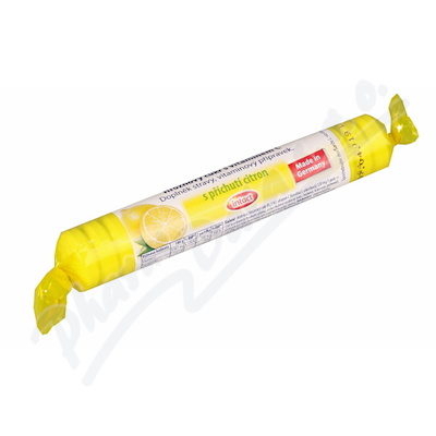 Intact Hroznový cukr s vitaminem C citron rolička—40 g