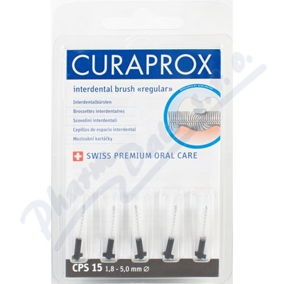 Curaprox CPS 15 regular—mezizubní kartáček 5ks