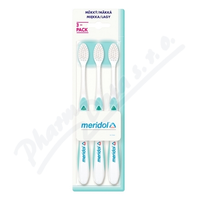 Meridol zubní kartáček —3 ks