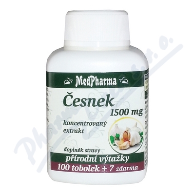 MedPharma Česnek 1500mg—107 tobolek