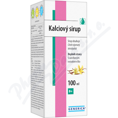 Generica Kalciový sirup—100 ml