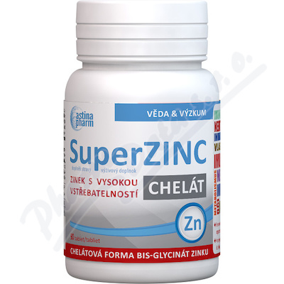 Astina SuperZINC chelát—90 tablet
