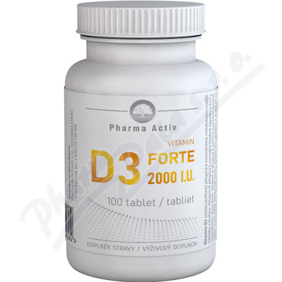 Vitamín D3 Forte 2000IU—100 tablet