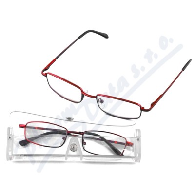 Dioptrické brýle čtecí American Way +2.00 červené 