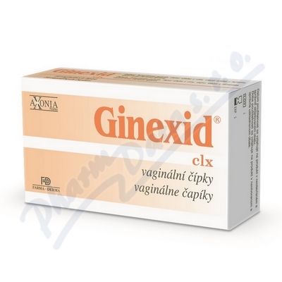 Ginexid Vaginální čípky—10x2 g