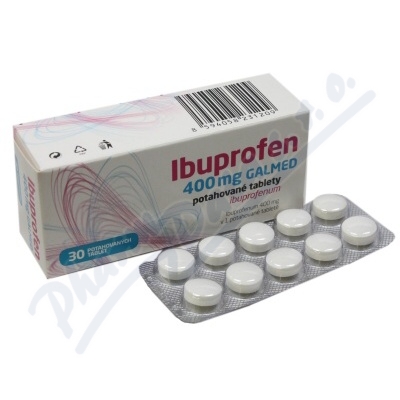 Ibuprofen 400 mg Galmed—30 potahovaných tablet