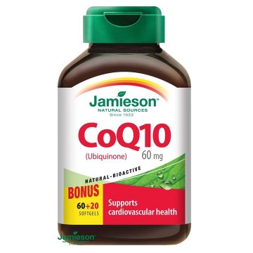 Jamieson Koenzym Q10 60 mg—60+20 tablet