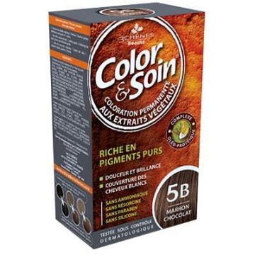 Color&Soin Barva a Péče 5B Čokoládově hnědá—barva na vlasy 135 ml