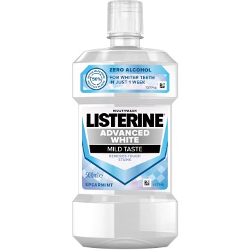 Listerine Advance White Mild Taste—500 ml