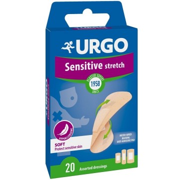 URGO SENSITIVE Citlivá pokožka náplast —20ks