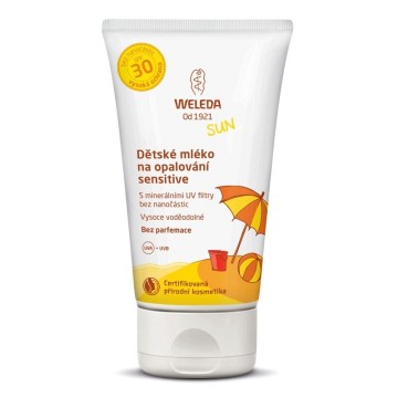 Weleda Dětské mléko na opalování SPF30 Sensitive —150 ml