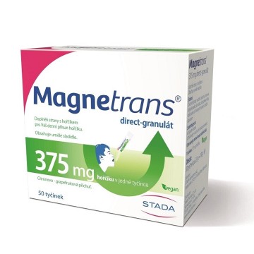 Magnetrans 375mg + B6—50 tyčinek granulátu