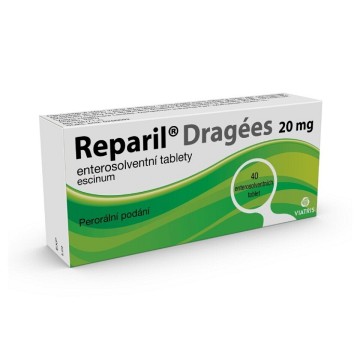 Reparil Dragées 20mg, 40 tablet—AKCE - expirace 7/25 (3 ks k objednání)