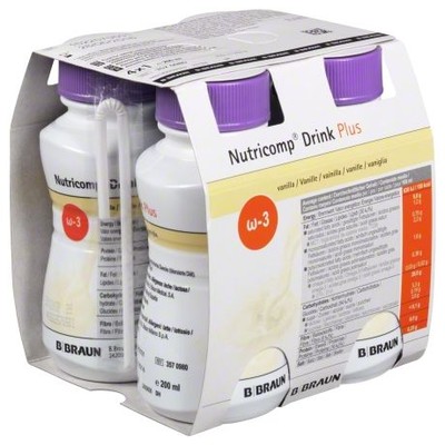 Nutricomp Drink plus Vanilka—4x200 ml