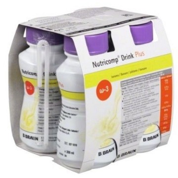 Nutricomp Drink plus Banán—4x200 ml