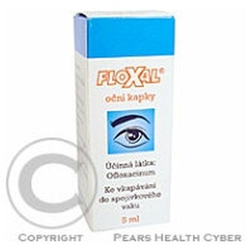 Floxal 3mg/ml oční kapky—roztok 5 ml