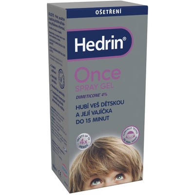 Hedrin Once Spray Gel—100 ml