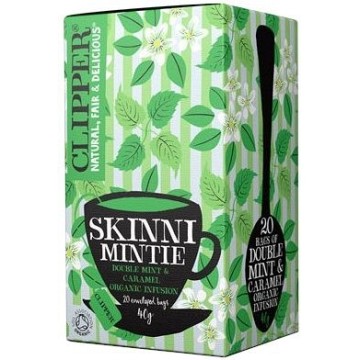 Clipper BIO Bylinný čaj Karamel Máta—20x2g