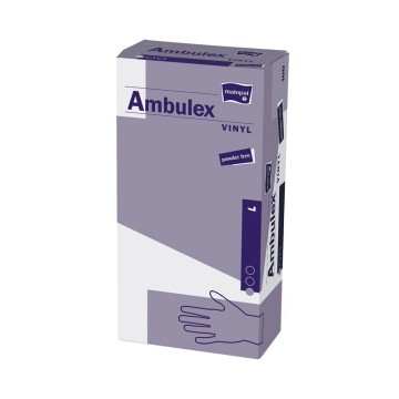 Ambulex Vinyl rukavice nepudrované—velikost L, 100 ks
