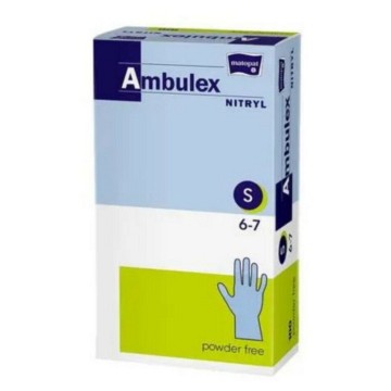 Ambulex Nitryl rukavice nitril.nepudrované S —100ks