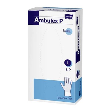 Ambulex P rukavice latexové nepudrované L—100 ks