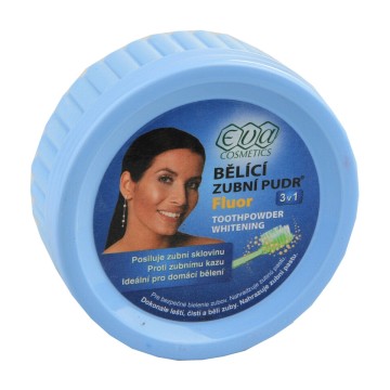 EVA Bělící zubní pudr Fluór—30 g