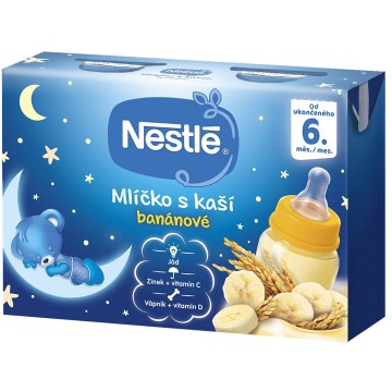 Nestlé Mlíčko s kaší banánové—2x200 ml