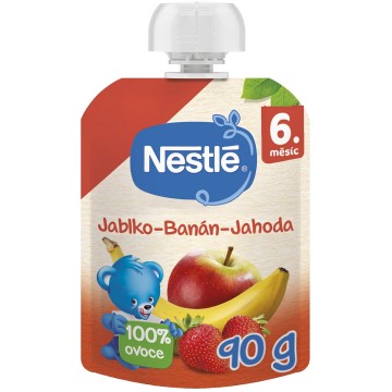 Nestlé kapsička ov. Jahoda/Jablko/Banán—90 g