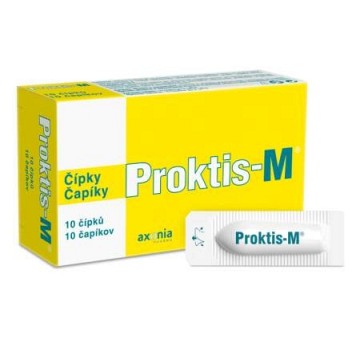 Proktis-M—rektální čípky 10 ks