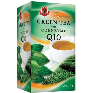 Herbex Zelený čaj s Q10 Premium Tea—20x 1,5 g