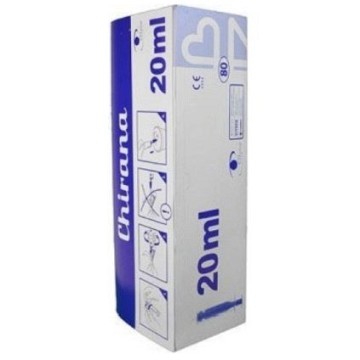 Injekční stříkačka 20 ml Chirana Luer jednorázová—80 ks