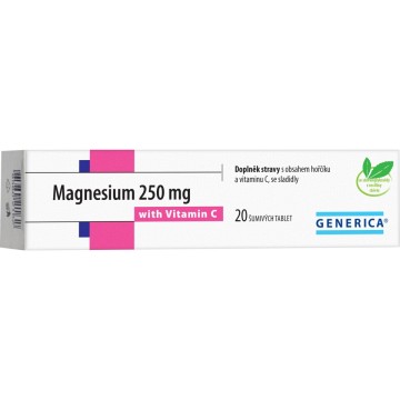 Pharmavit Magnesium 250mg—20 šumivých tablet