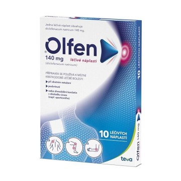 Olfen 140mg—léčivé náplasti 10ks