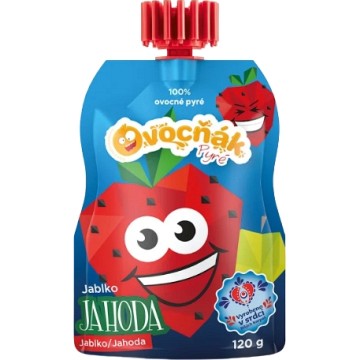 Ovocňák pyré Jablko-Jahoda—120 g