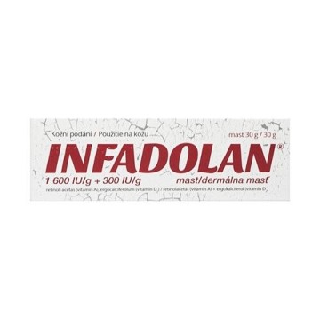 Infadolan 1600 IU/g + 300 IU/g mast—30 g