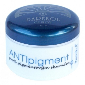 Barekol Antipigment krém—Omezuje tvorbu pigmentových skvrn, 50 ml