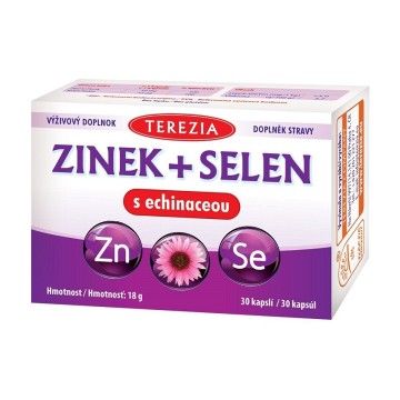 Terezia Zinek + selen s echinaceou—30 kapslí