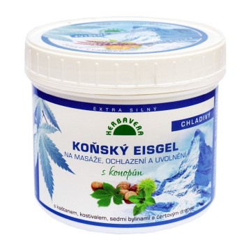 Herbavera Koňský eisgel s konopím a mátou—500 ml