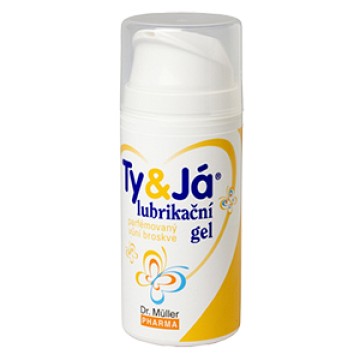 Dr.Müller Lubrikační gel Ty&Já—s vůní broskve, 100ml