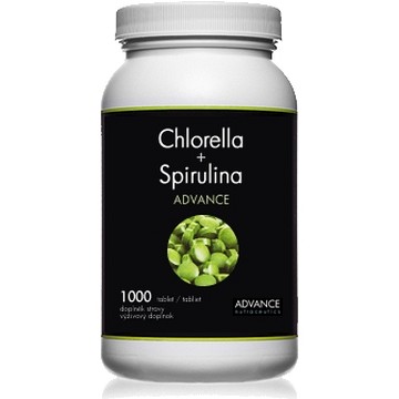 Advance Chlorella + Spirulina—1000 tablet