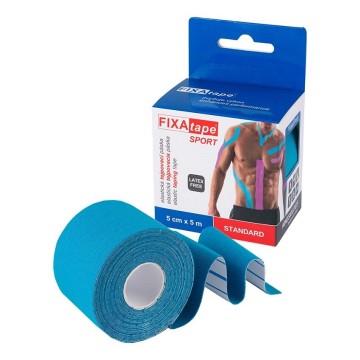 FIXAtape Sport Standard tejpovací páska—modrá, 5cmx5m