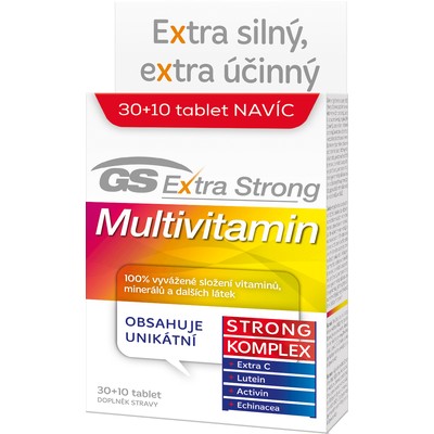 GS Extra Strong Multivitamín—30+10 tablet