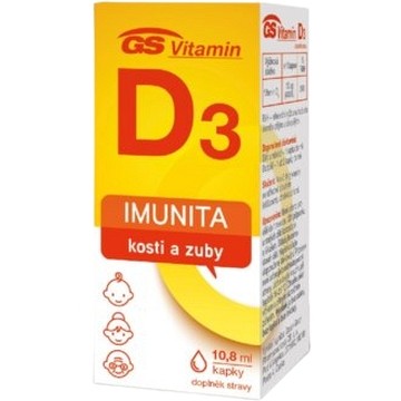 GS Vitamin D3 400IU—kapky 10,8 ml