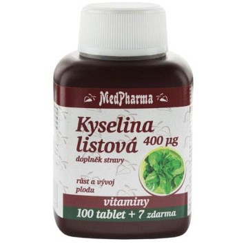 MedPharma Kyselina listová 400mcg —67 tablet
