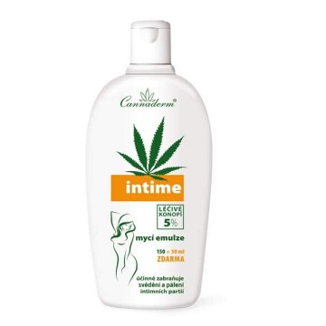 Cannaderm Intime NEW mycí emulze—150+ 50ml zdarma