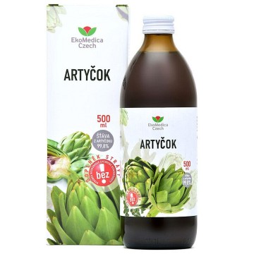 EKOMEDICA Šťáva z artyčoku 99% —500ml