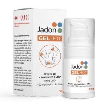 Jadon gel HOT hřejivý gel s kostivalem a CBD—50 g
