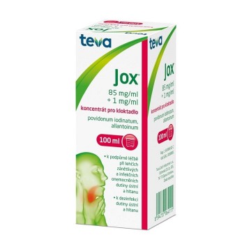 Jox Koncentrát pro přípravu kloktadla 100 ml—AKCE - expirace 5/25 (10 ks k objednání)