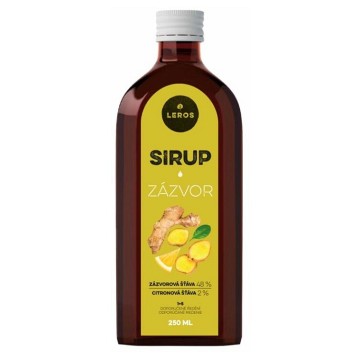 LEROS Sirup zázvor —250ml