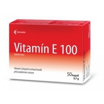 Vitamín E 100mg—50 kapslí